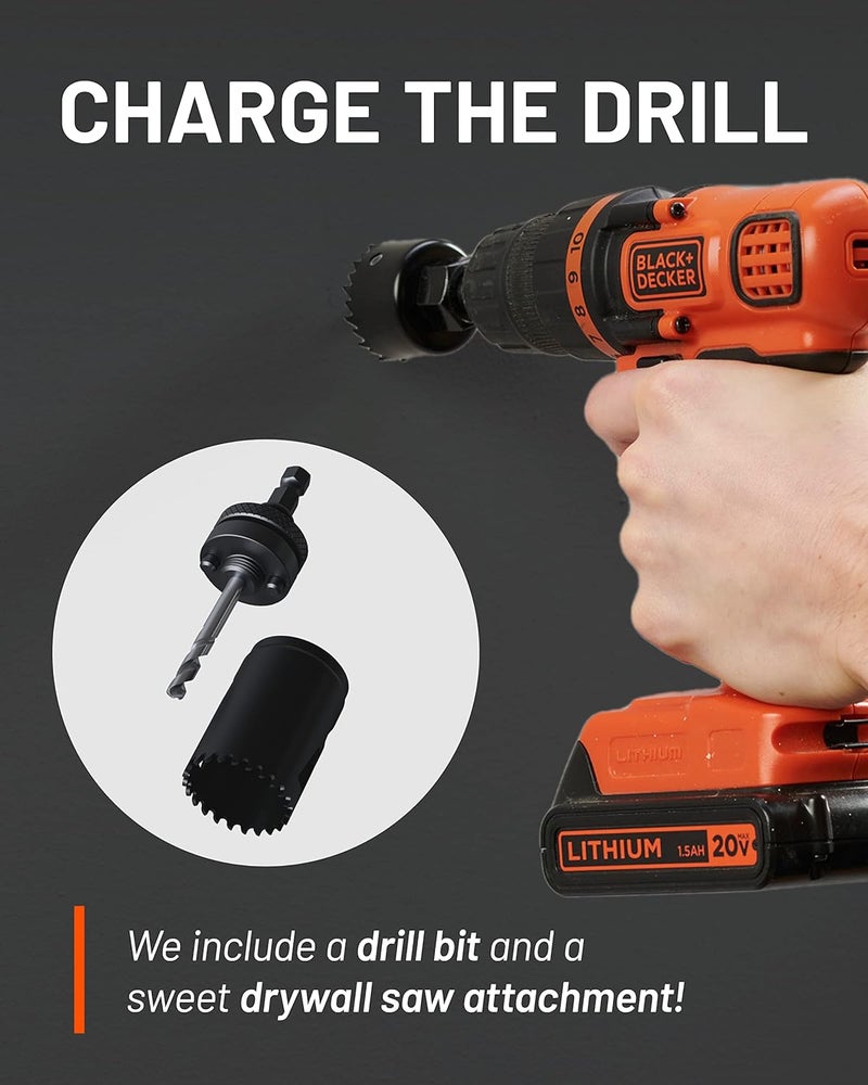 ECHOGEAR Wall Cable Hiders for Cable Management - 2.25" Mini Cord Hider Conceals 3 Low Voltage Cables Behind Wall - Perfect for Speakers, Mounted TVs, Desks & More - Black 10-Pack - Image 5